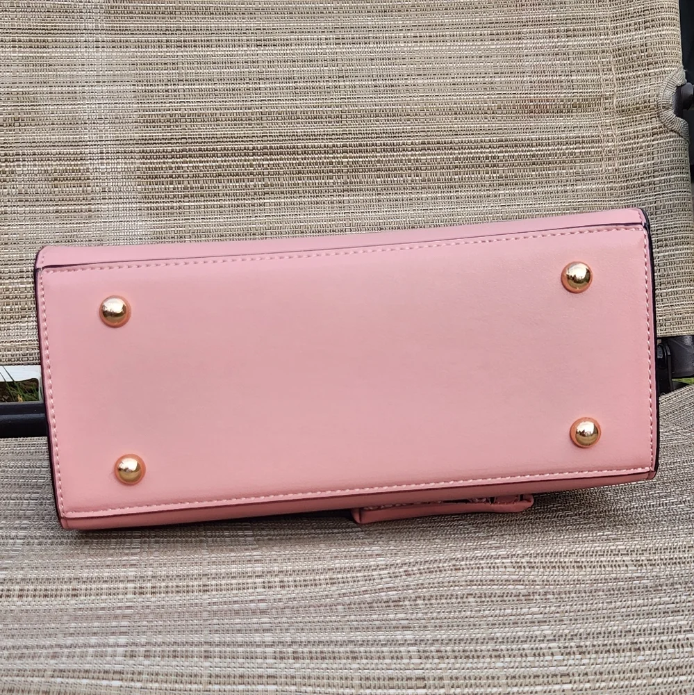 NWT Dune London Pink Snake Print Handbag Adjustable Crossbody